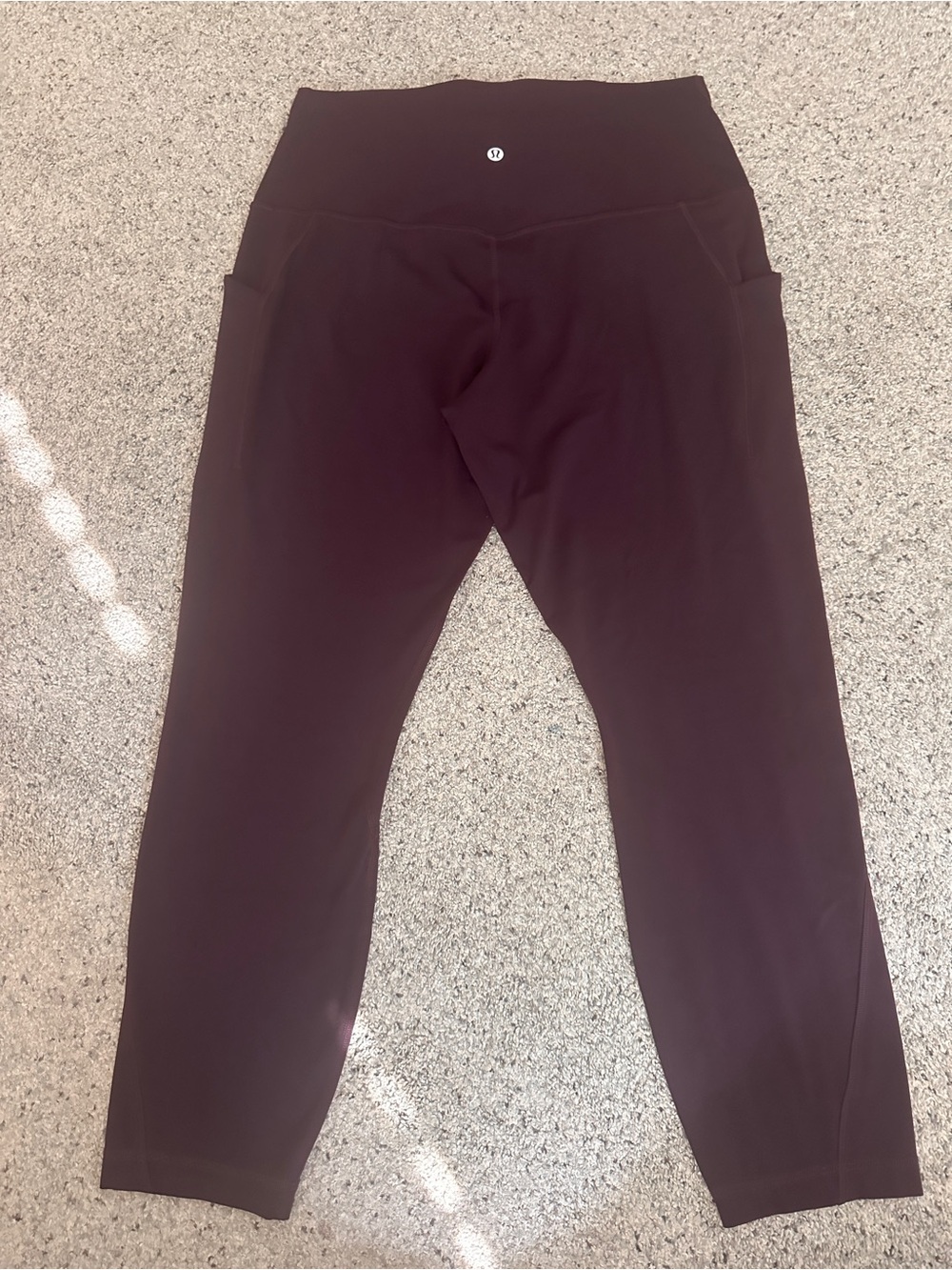 Lululemon Align High-Rise Pant with Pockets 25” Black Plum Size 12